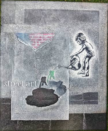 Print of Surrealism Graffiti Paintings by Jerzy L Stanecki