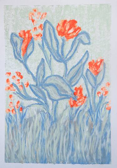 Original Expressionism Nature Painting by Monica Tatiana Ardila Marin
