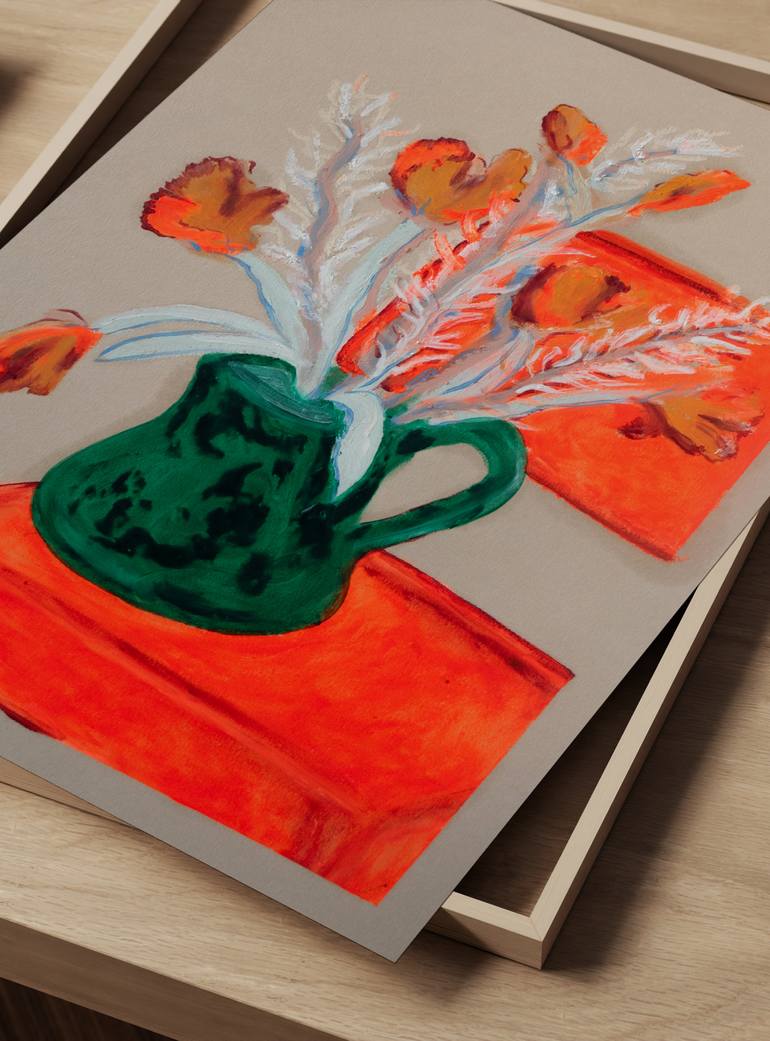 Original Figurative Botanic Painting by Monika Ardila