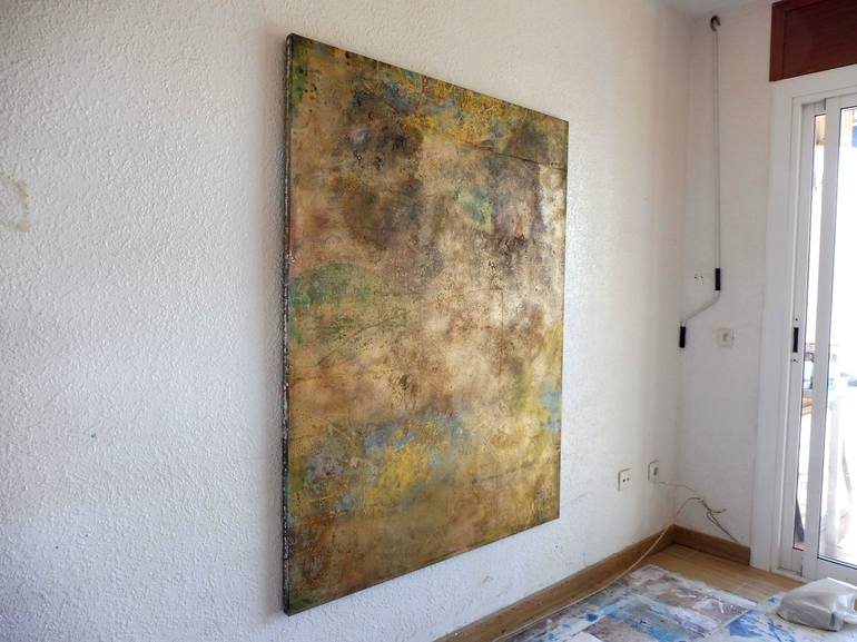 Original Conceptual Abstract Painting by Sergei Ivanov