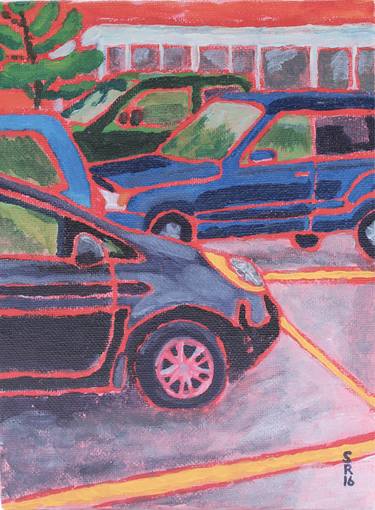 Print of Expressionism Automobile Paintings by stephanie roberts