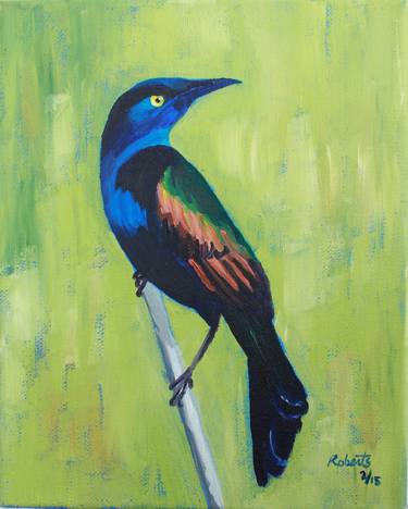 green grackle thumb