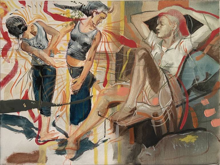 Original Figurative Portrait Paintings by Giovanni Gabassi