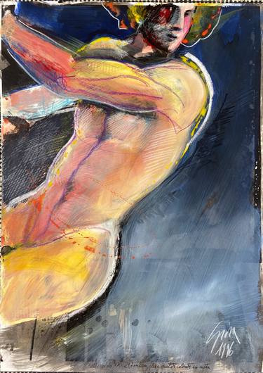 Original Abstract Expressionism Sport Paintings by Giovanni Gabassi
