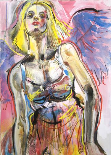 Print of Abstract Expressionism Fashion Paintings by Giovanni Gabassi