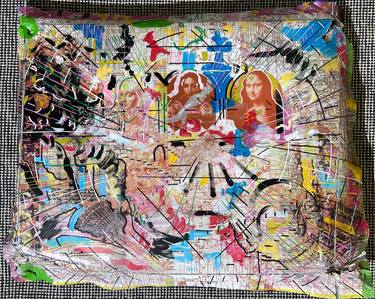 Original Abstract Expressionism Culture Mixed Media by Giovanni Gabassi