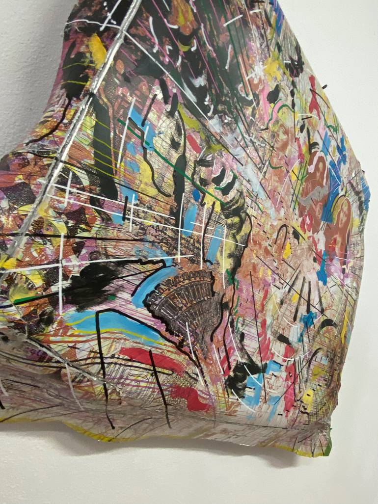 Original Abstract Expressionism Pop Culture/Celebrity Mixed Media by Giovanni Gabassi