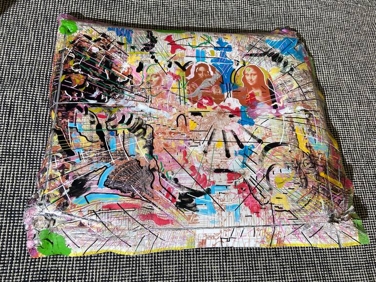 Original Abstract Expressionism Pop Culture/Celebrity Mixed Media by Giovanni Gabassi