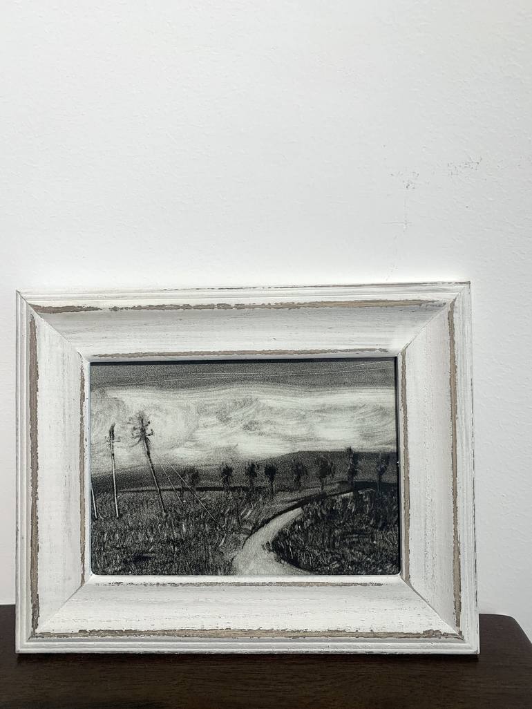 Original Symbolism Landscape Printmaking by Luo Yung