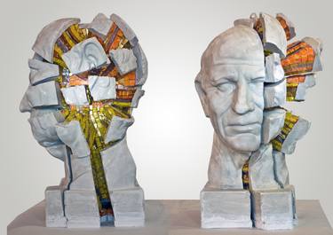 Original Expressionism People Sculpture by Aleksey Mikheev