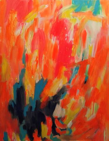 Original Abstract Expressionism Abstract Paintings by Rodolf LatoAlien