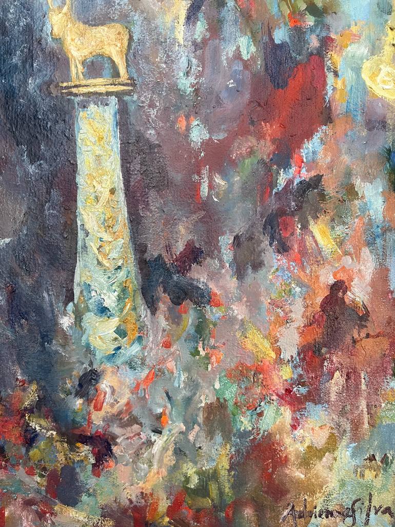 Original Expressionism Popular culture Painting by Adrienne Silva 