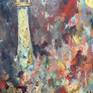 Surface of the oils on canvas