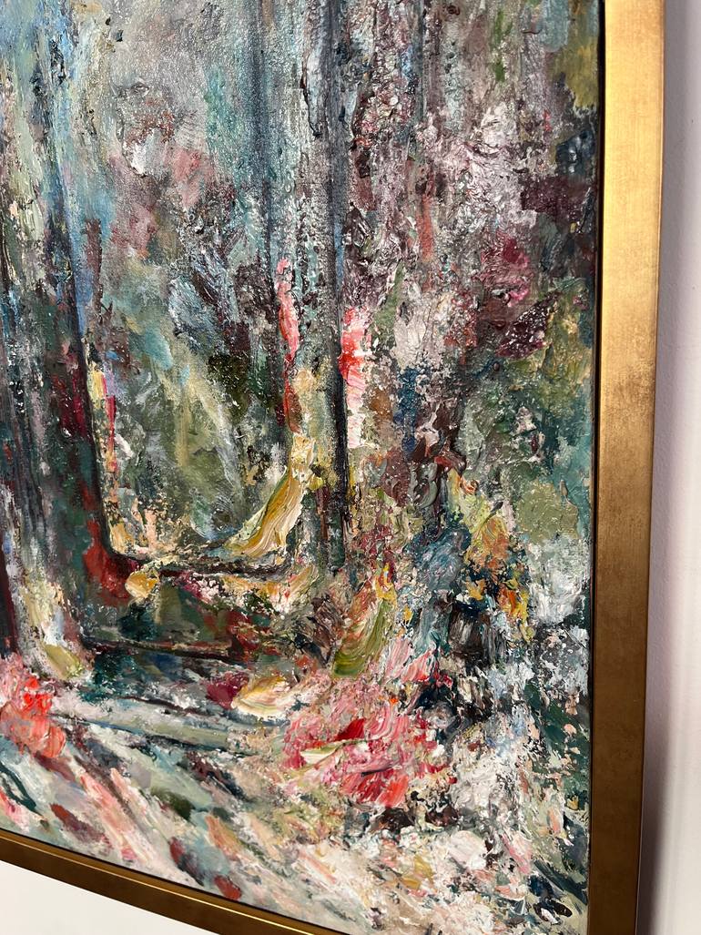 Original Abstract Expressionism Landscape Painting by Adrienne Silva 
