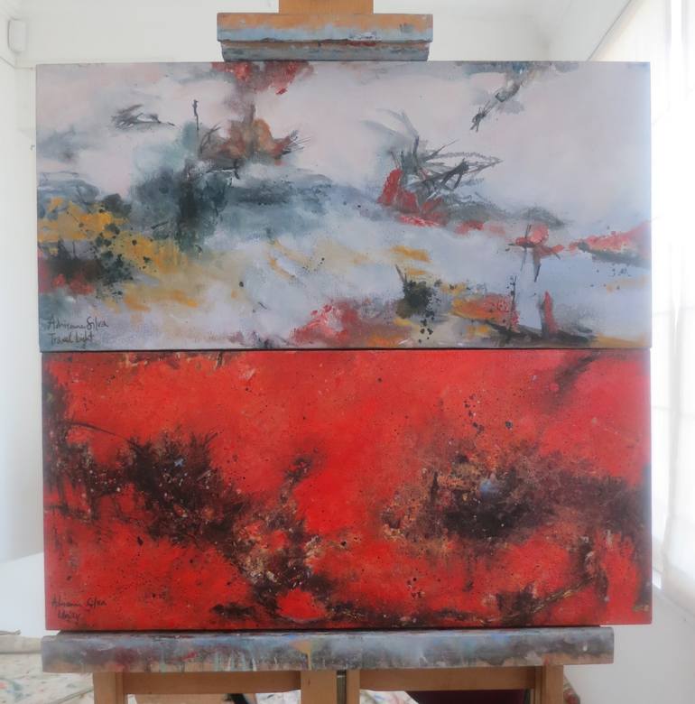 Original Conceptual Landscape Painting by ADRIENNE SILVA 