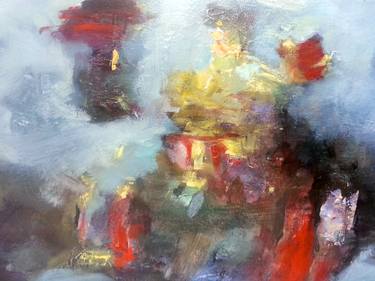 Original Abstract Paintings by ADRIENNE SILVA