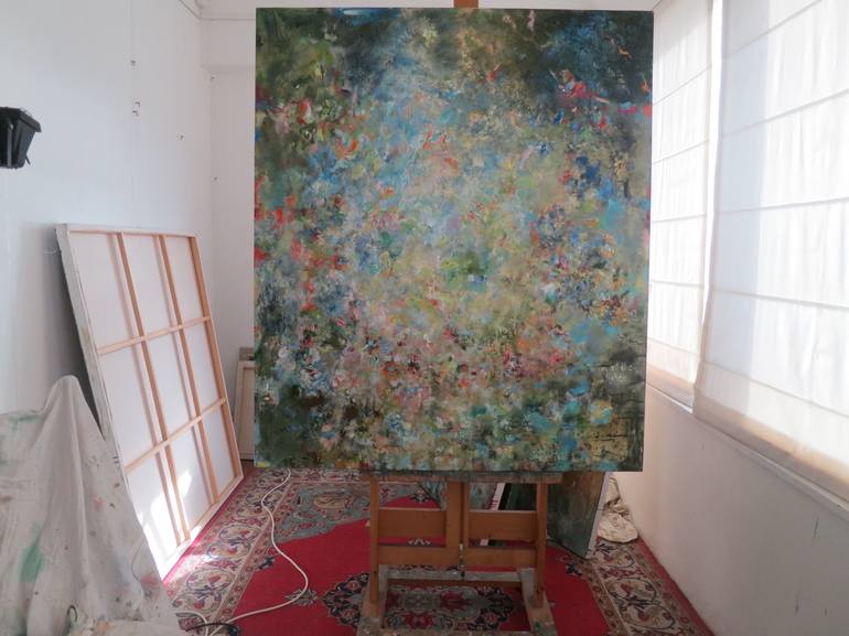 Original Abstract Nature Painting by ADRIENNE SILVA 