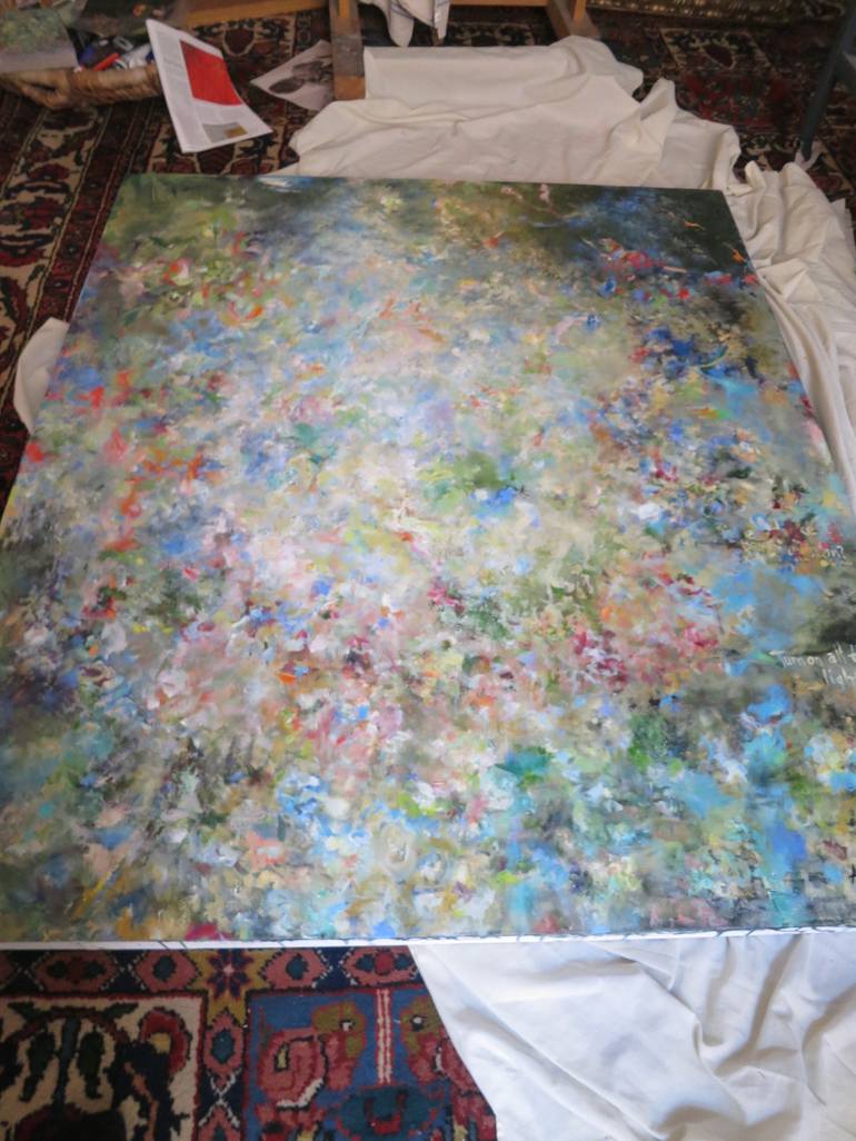 Original Abstract Nature Painting by ADRIENNE SILVA 