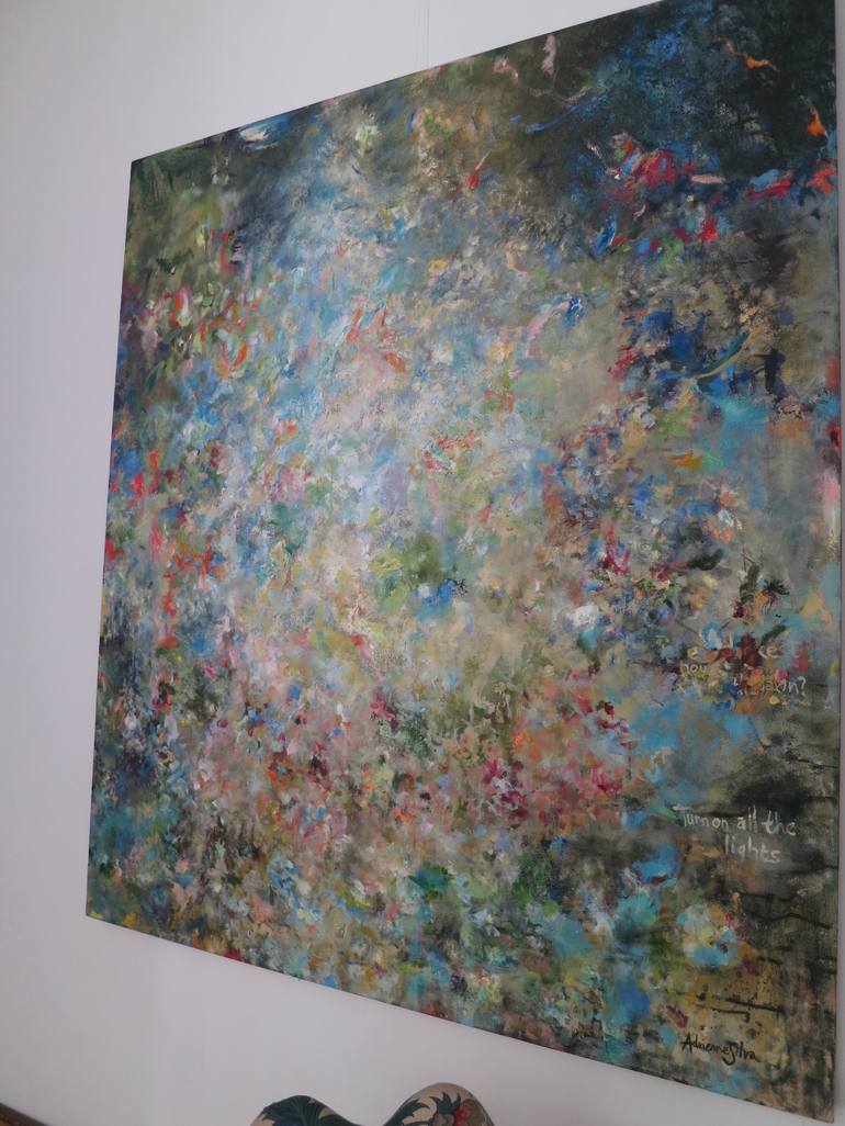 Original Abstract Nature Painting by ADRIENNE SILVA 