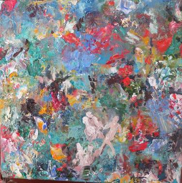 Original Abstract Expressionism Abstract Paintings by ADRIENNE SILVA