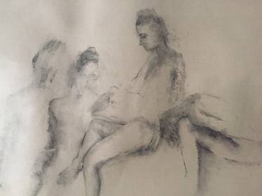 Original Women Drawings by ADRIENNE SILVA