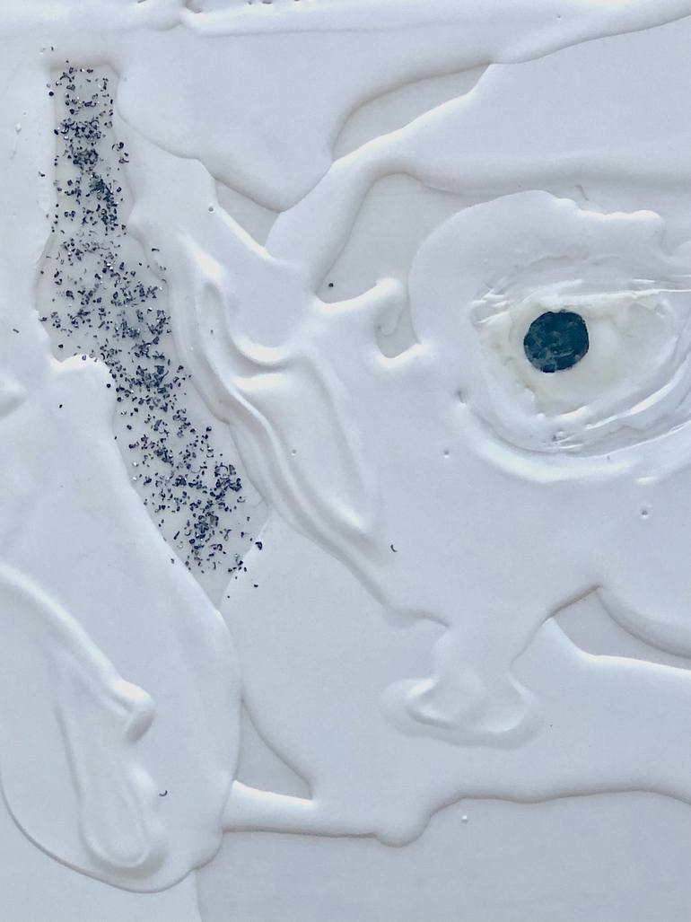 Original Abstract Expressionism Body Painting by Antoaneta Hillman