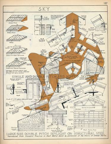 Print of Abstract Expressionism Architecture Drawings by Nana Tchitchoua