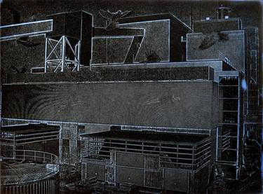 Print of Modern Architecture Printmaking by Jürgen Höritzsch