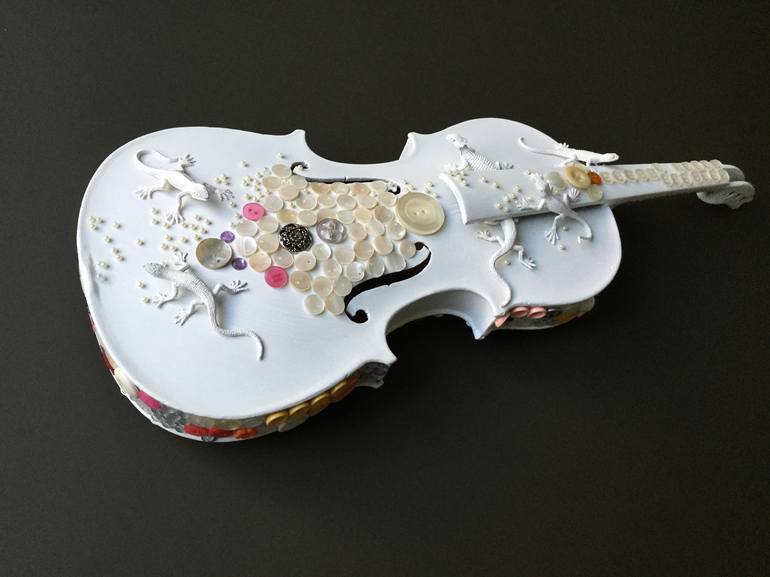 'The White Violin' by Miranda Fraser. - Print