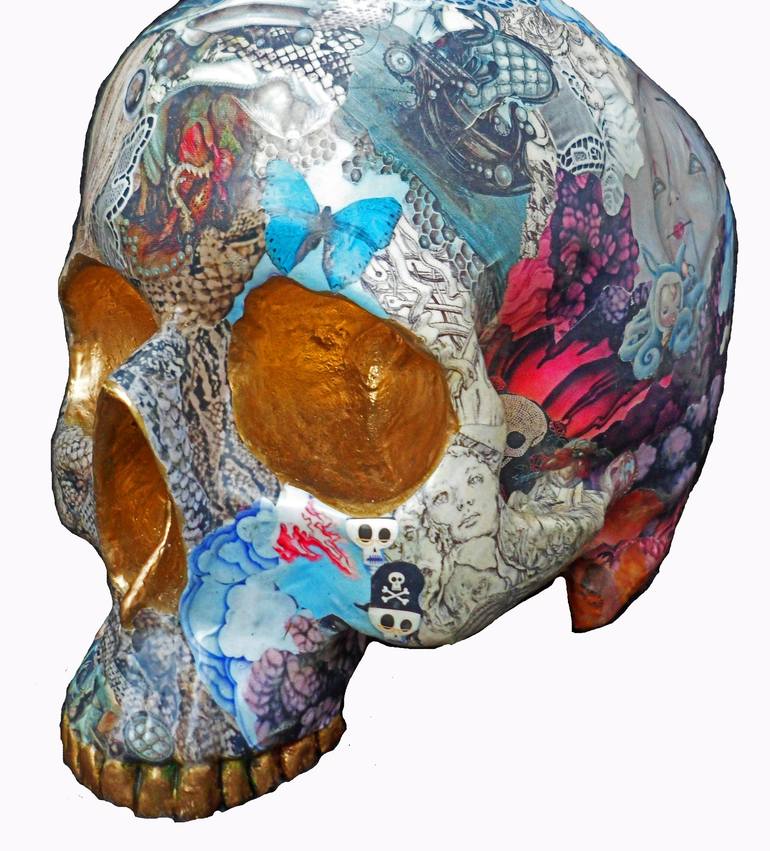 Skull 5 by Miranda Woodard .Print available - Print
