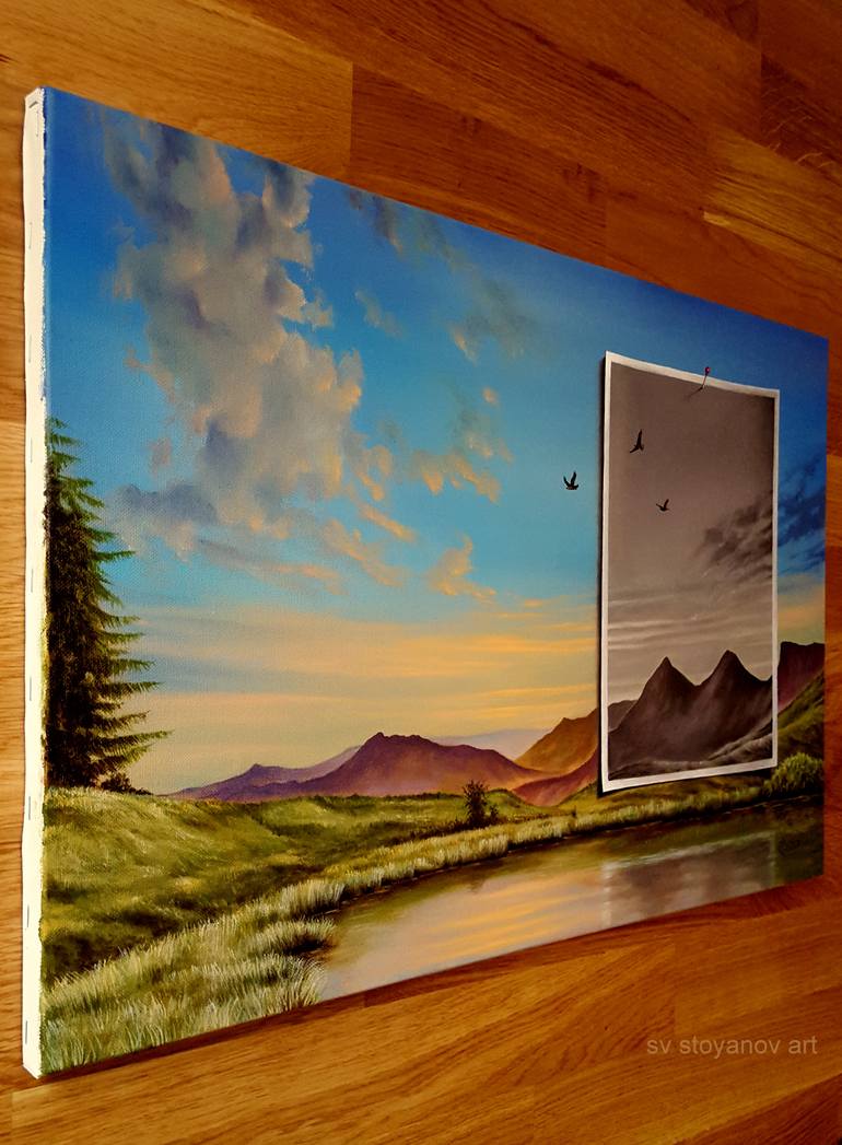 Original Contemporary Landscape Painting by Svetoslav Stoyanov