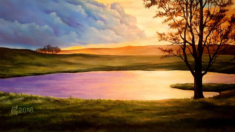 Original Fine Art Landscape Painting by Svetoslav Stoyanov