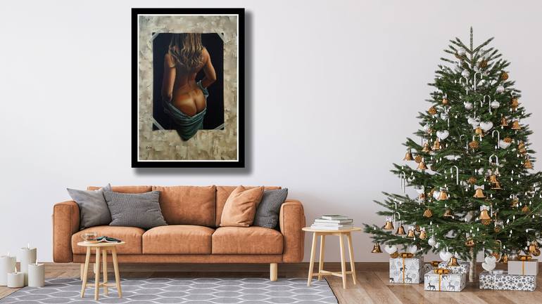 Original Fine Art Nude Painting by Svetoslav Stoyanov