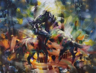 Original Horse Paintings by Gabriel Bodnariu