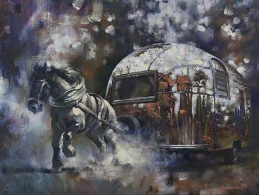 Original Horse Paintings by Gabriel Bodnariu