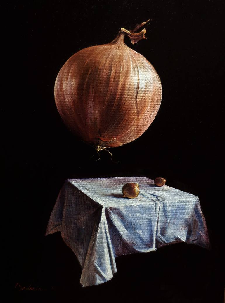 THE ONION Painting by Gabriel Bodnariu | Saatchi Art