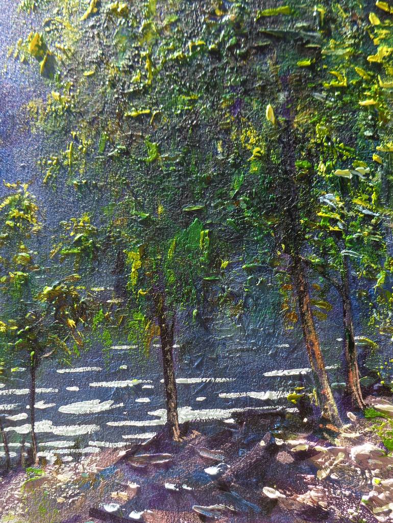 Original Impressionism Landscape Painting by Gabriel Bodnariu