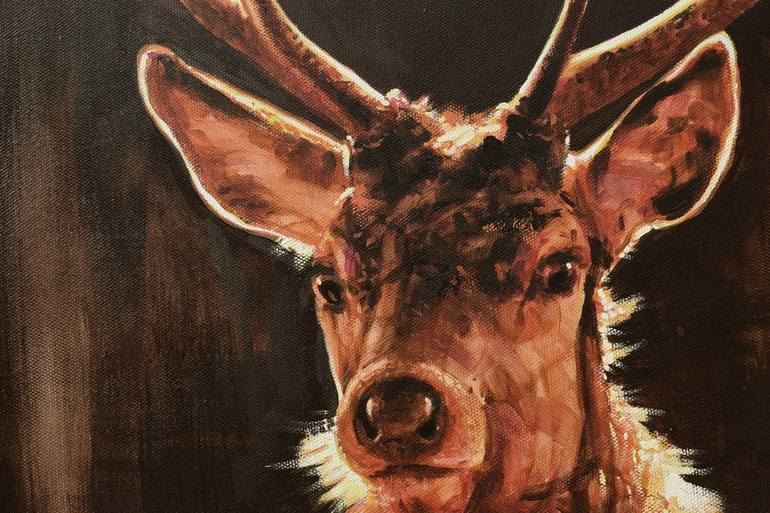 Original Conceptual Animal Painting by Gabriel Bodnariu