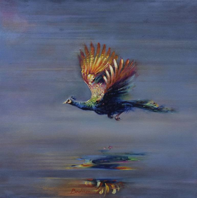 Fishing Oil Painting By Gabriel Bodnariu