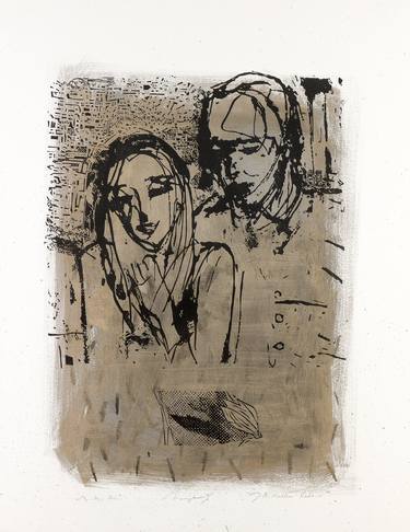 Print of Love Printmaking by JOLANTA PIELKA-KETHER