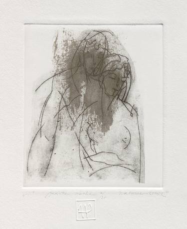 Print of Figurative Love Printmaking by JOLANTA PIELKA-KETHER