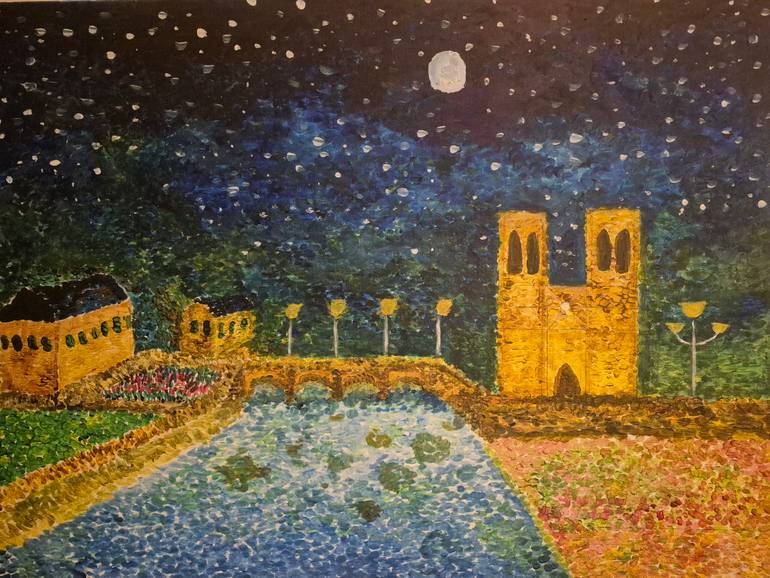 Original  Painting by edouard rossi