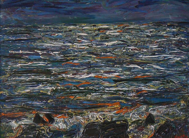 Black Sea Painting by Vyacheslav Konev | Saatchi Art