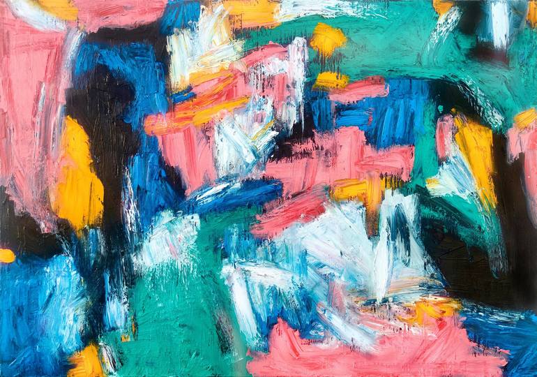 Print of Abstract Expressionism Abstract Paintings by Carla Sa Fernandes