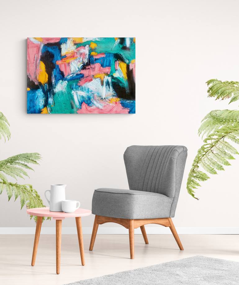 Original Abstract Painting by Carla Sa Fernandes