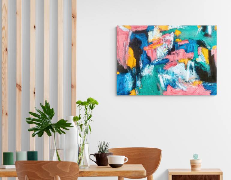 Original Abstract Painting by Carla Sa Fernandes