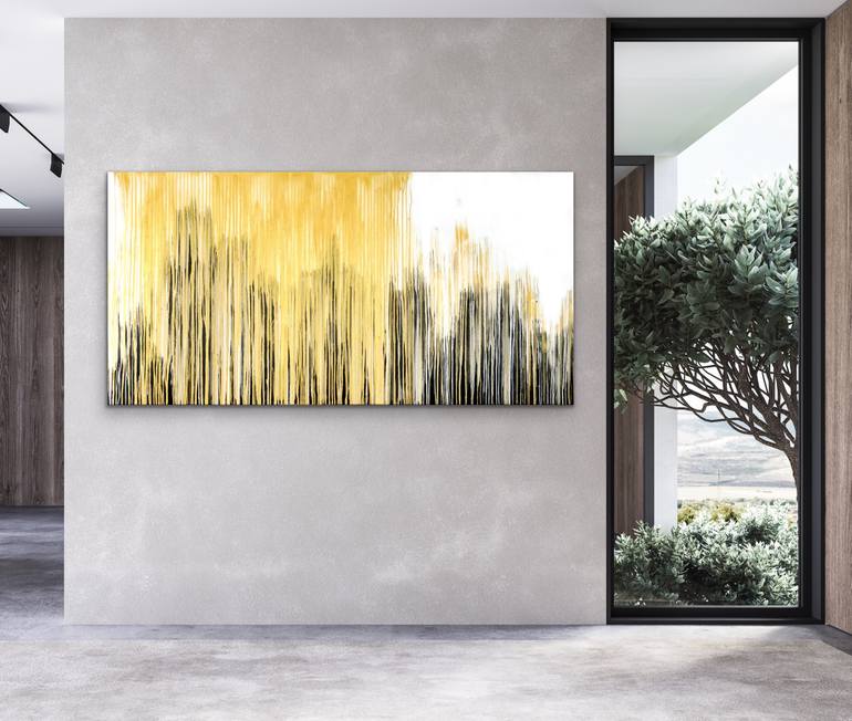 Original Abstract Landscape Painting by Carla Sa Fernandes