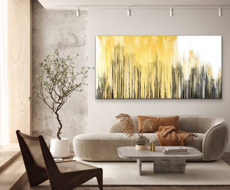 Original Abstract Landscape Painting by Carla Sa Fernandes