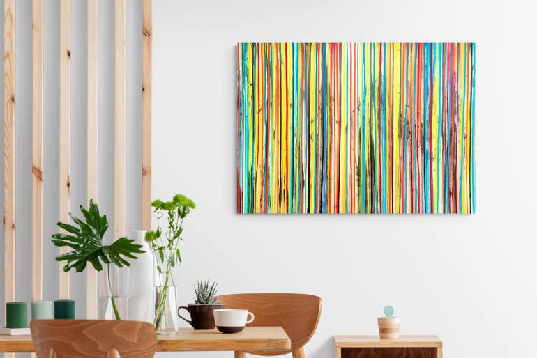 Original Abstract Expressionism Abstract Painting by Carla Sa Fernandes