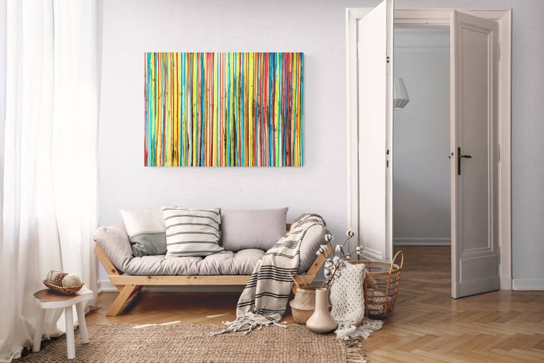 Original Abstract Expressionism Abstract Painting by Carla Sa Fernandes